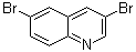 3,6-Dibromoquinoline molecular structure (CAS 69268-39-9)