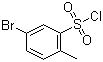 5-Bromo-2-methylbenzenesulfonyl chloride molecular structure (CAS 69321-56-8)
