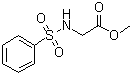 N-(Phenylsulfonyl)glycine methyl ester molecular structure (CAS 69398-48-7)