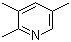 结构式 CAS# 695-98-7, 2,3,5-三甲基吡啶