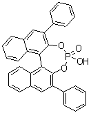 结构式 CAS# 695162-86-8, (11bR)-4-羟基-2,6-二苯基-二萘并[2,1-d:1',2'-f][1,3,2]二氧杂磷杂卓 4-氧化物
