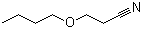 结构式 CAS# 6959-71-3, 3-丁氧基丙腈; 3-正丁氧基丙腈