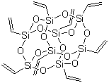 structure of CAS# 69655-76-1, Octavinyloctasilasesquioxane;Octa(vinylsilasesquioxane); PSS-Octavinyl substituted
