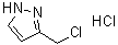 3-(Chloromethyl)-1H-pyrazole monohydrochloride molecular structure (CAS 69658-97-5)