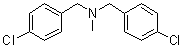 结构式 CAS# 6970-85-0, 4-氯-N-[(4-氯苯基)甲基]-N-甲基苯甲胺