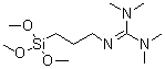 structure of CAS# 69709-01-9, 1,1,3,3-Tetramethyl-2-(3-trimethoxysilylpropyl)guanidine;N-[Bis(dimethylamino)methylene]-3-(trimethoxysilyl)propylamine; N''-[3-(Trimethoxysilyl)propyl]tetramethylguanidine