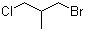 1-Bromo-3-chloro-2-methylpropane molecular structure (CAS 6974-77-2)