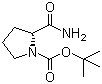 structure of CAS# 70138-72-6, D-N-Boc-Prolinamide