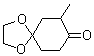 7-Methyl-1,4-dioxaspiro[4.5]decan-8-one molecular structure (CAS 702-69-2)