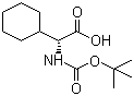 Boc-alpha-Cyclohexyl-D-glycine molecular structure (CAS 70491-05-3)