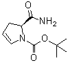 (2S)-2-(Aminocarbonyl)-2,3-dihydro-1H-pyrrole-1-carboxylic acid 1,1-dimethylethyl ester molecular structure (CAS 709031-38-9)