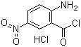 2-Amino-5-nitrobenzoyl chloride monohydrochloride molecular structure (CAS 70935-73-8)
