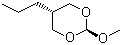 trans-2-Methoxy-5-propyl-1,3-dioxane molecular structure (CAS 709672-39-9)