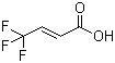 4,4,4-三氟巴豆酸分子结构 (CAS 71027-02-6)