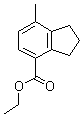 2,3-Dihydro-7-methyl-1H-indene-4-carboxylic acid ethyl ester molecular structure (CAS 71042-72-3)