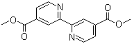 2,2'-联吡啶-4,4'-二甲酸甲酯分子结构 (CAS 71071-46-0)