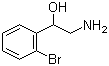 2-氨基-1-(2-溴苯基)乙醇分子结构 (CAS 71095-20-0)