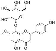 5,8,4'-Trihydroxy-7-methoxyflavone 8-O-glucoside molecular structure (CAS 710952-13-9)