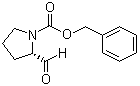 (2S)-N-苄氧羰基-2-吡咯烷甲醛分子结构 (CAS 71461-30-8)