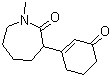 Hexahydro-1-methyl-3-(3-oxo-1-cyclohexen-1-yl)-2H-azepin-2-one molecular structure (CAS 71556-70-2)