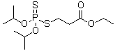 3-[[Bis(1-methylethoxy)phosphinothioyl]thio]-propanoic acid ethyl ester molecular structure (CAS 71735-74-5)
