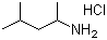 结构式 CAS# 71776-70-0, 4-甲基-2-戊胺盐酸盐; 1,3-二甲基丁胺盐酸盐