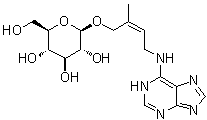 cis-Zeatin O-glucoside molecular structure (CAS 71866-93-8)
