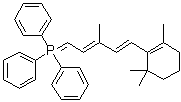 [(2E,4E)-3-Methyl-5-(2,6,6-trimethyl-1-cyclohexen-1-yl)-2,4-pentadienylidene]triphenylphosphorane molecular structure (CAS 71987-74-1)