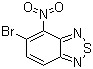 结构式 CAS# 72023-79-1, 5-溴-4-硝基-2,1,3-苯并噻二唑