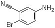 结构式 CAS# 72115-09-4, 5-氨基-2-溴苯腈