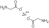 Zinc glycinate molecular structure (CAS 7214-08-6)