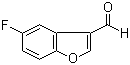 结构式 CAS# 721943-19-7, 5-氟苯并呋喃-3-甲醛
