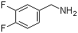 3,4-Difluorobenzylamine molecular structure (CAS 72235-53-1)