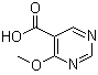 结构式 CAS# 72411-89-3, 4-甲氧基-5-嘧啶羧酸