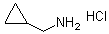Cyclopropylmethanamine hydrochloride molecular structure (CAS 7252-53-1)