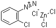 邻氯重氮苯氯锌酸盐分子结构 (CAS 7258-22-2)
