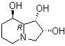 structure of CAS# 72741-87-8, D-Swainsonine;(1S,2R,8R,8aR)-Octahydro-1,2,8-indolizinetriol