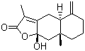structure of CAS# 73030-71-4, Atractylenolide III;(4aS,8aR,9aS)-9a-Hydroxy-3,8a-dimethyl-5-methylidene-4,4a,6,7,8,9-hexahydrobenzo[f][1]benzoxol-2-one