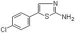 structure of CAS# 73040-66-1, 5-(4-Chlorophenyl)-2-thiazolamine;2-Amino-5-(4-chlorophenyl)thiazole