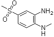 N1-Methyl-4-(methylsulfonyl)-1,2-benzenediamine molecular structure (CAS 73097-51-5)