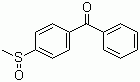 4-苯甲酰苯基甲基亚砜分子结构 (CAS 73241-57-3)