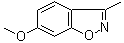6-Methoxy-3-methyl-1,2-benzisoxazole molecular structure (CAS 73344-39-5)