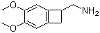 4,5-Dimethoxy-1-(aminomethyl)benzocyclobutane molecular structure (CAS 73344-75-9)