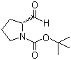 structure of CAS# 73365-02-3, N-(tert-Butoxycarbonyl)-D-prolinal