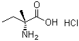 structure of CAS# 73473-40-2, D-Isovaline hydrochloride;(R)-Isovaline hydrochloride