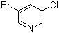 3-Bromo-5-chloropyridine molecular structure (CAS 73583-39-8)