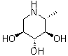 (2R,3R,4R,5S)-2-Methyl-3,4,5-piperidinetriol molecular structure (CAS 73861-92-4)