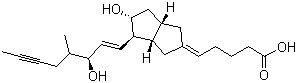 Iloprost molecular structure (CAS 73873-87-7)