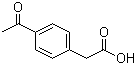 4-Acetylphenylacetic acid molecular structure (CAS 7398-52-9)