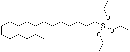 structure of CAS# 7399-00-0, Octadecyltriethoxysilane;Triethoxyoctadecylsilane